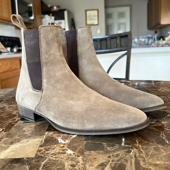 Oro Other - Oro Los Angeles Alpaca Granada Chelsea Boot (grey/brown)